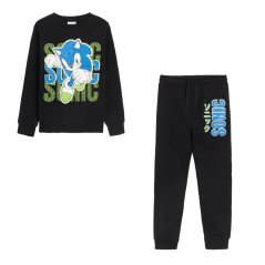 Character Sonic The Hedgehog Sweatshirt and Jogger Set Black Multi