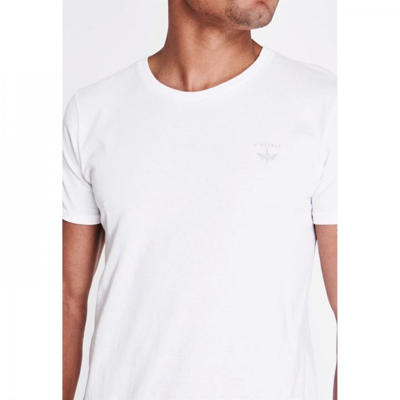 Firetrap Trek T Shirt Mens White