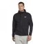 Reebok Workout Ready Piping Zip-Up Sweatshirt Mens Hoody Black