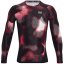 Under Armour IsoChill Printed Long Sleeve Base Layer Top Mens Black/Phosphor