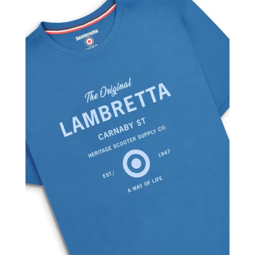 Lambretta Tee Dark Blue