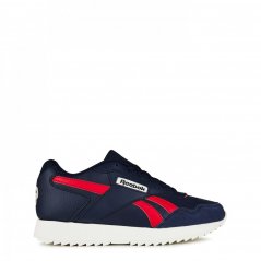 Reebok Glide Ripple Shoes Mens Low-Top Trainers Navy/Red/Chlk