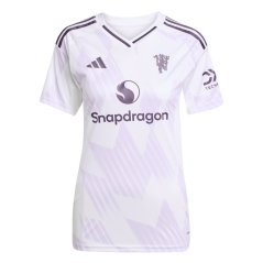 adidas Manchester United Away Shirt 2025 2026 Womens White