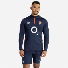 Umbro England Rugby Mid Layer Top 2023 2024 Adults Nvy/Bl/Scrlt