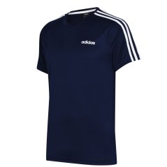 adidas Classic 3 Stripe Sereno pánske tričko Navy/White