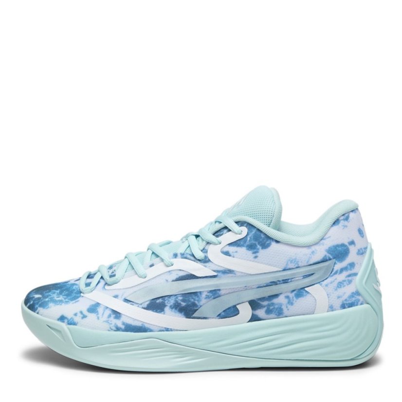 Puma Stewie 2 Water Basketball Trainers Womens Fair Aqua-Wh