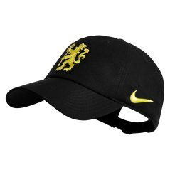 Nike Mens Chelsea FC Embroidered Baseball Cap Black/Yellow