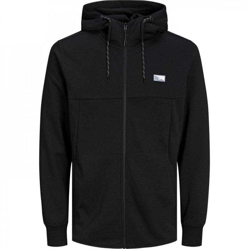 Jack and Jones Coair Full Zip Hoodie Black