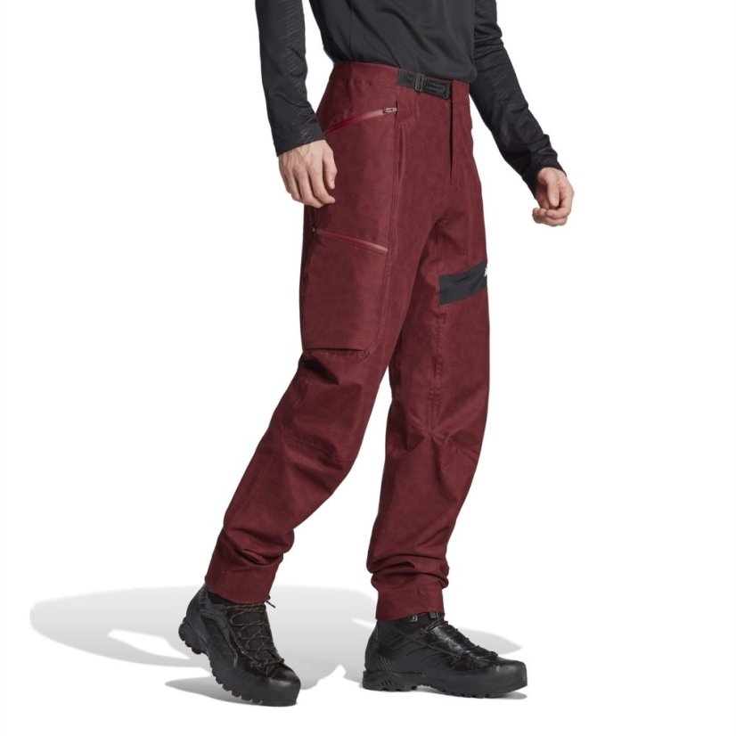 adidas Terrex Techrock Trousers Mens Shadow Red