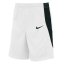 Nike Unisex Kids' Basketball Shorts White/Black