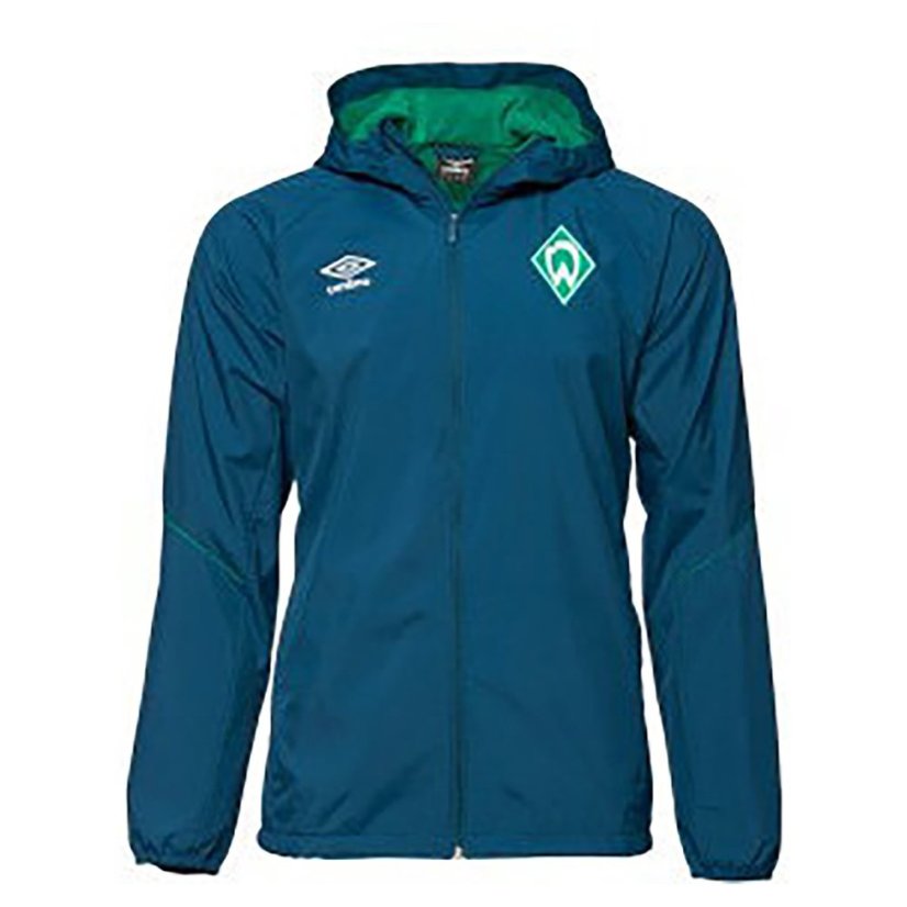 Umbro WB Shwr Jkt Sn99 Black/Glf Green