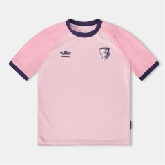 Umbro Kids Bournemouth Third Football Shirt 2025 2026 Kids Pink/Sea Pink