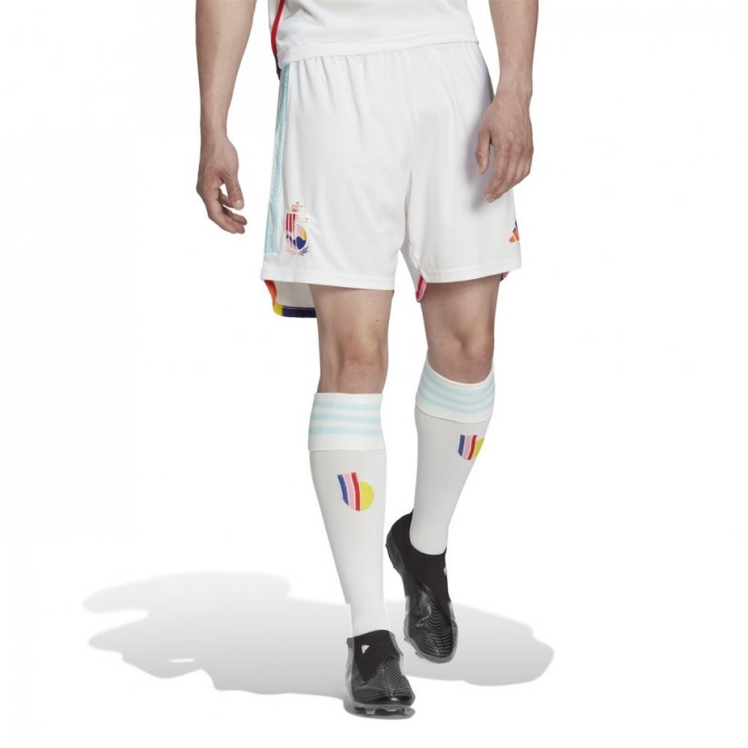 adidas Belgium Away Shorts 2022 Adults White