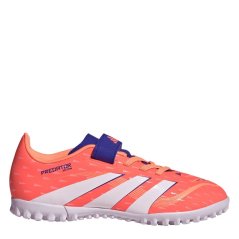 adidas Predator Club Junior Astro Turf Football Boots Orange/White
