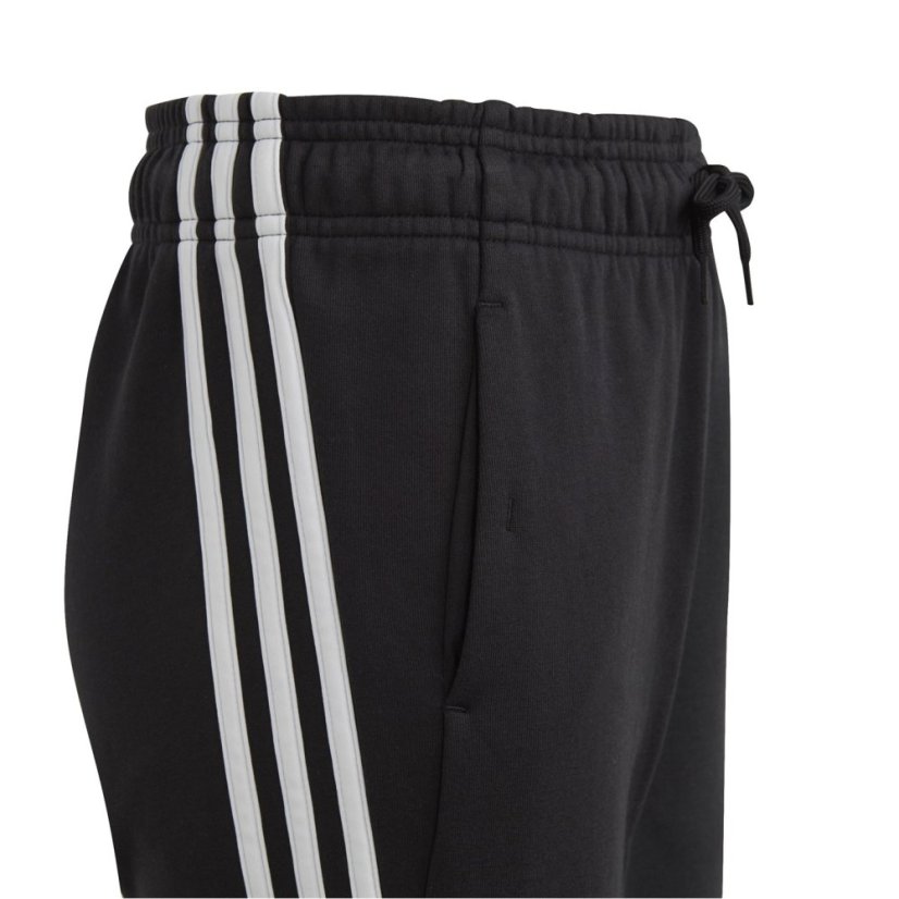 adidas Future Icons 3-Stripes Cotton Tracksuit Bottoms Black/White