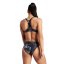 adidas Allover Graphic Swimsuit Womens Grey/Grey