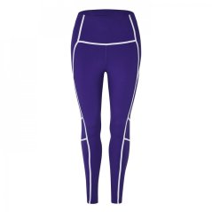 Reebok Women's Lux High-Waisted Colorblock Gym Legging Bolprp