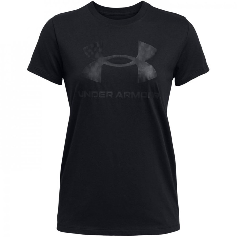 Under Armour Sportstyle Graphic Short Sleeve Womens Blk/Blk