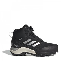 adidas Terrex Winter Mid Boa Junior Walking Boots Black/White