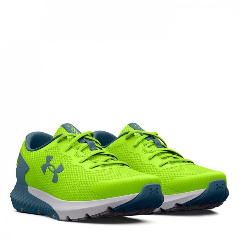 Under Armour Charged Rogue Running Shoes Junior Boys Lime Surge