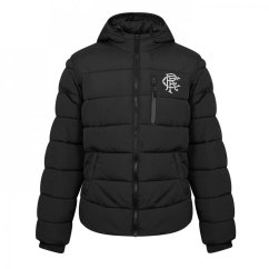 Castore Rangers Puffer Jacket Black