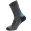 Karrimor 2Pk Trekking Socks Juniors Grey/Sky