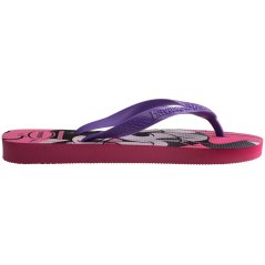 Havaianas Men's Top Disney Ruby Red and Black Flip Flops Pinkpink