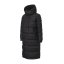 Firetrap Women's Duck Down Knee Length Hooded Down Jacket Black
