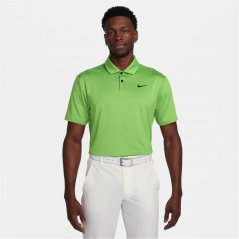 Nike Dri-FIT Tour Men's Solid Golf Polo Chlorophyll/Black