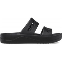 Crocs Women's Baya Platform Sand Clogs Black