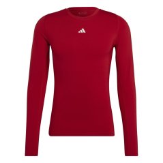 adidas Techfit AEROREADY Long Sleeve Long-Sleeve Top Sn99 Power Red
