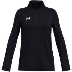 Under Armour Kids' Challenger Long Sleeve Half Zip Rain Anorak Black
