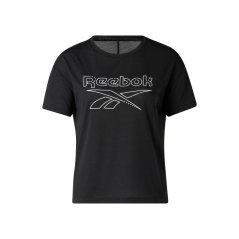 Reebok Ready Supremium Slim Fit Big Logo T-Shirt Black