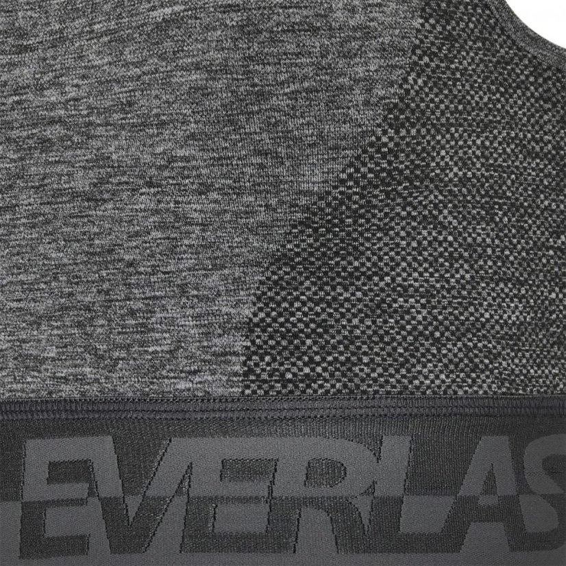 Everlast Seamless Long Sleeve Crop Top Womens Charcoal Marl