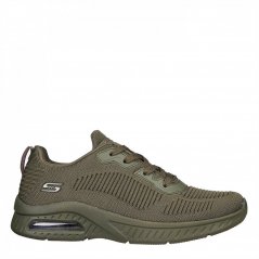Skechers BOBS Squad Air Close Encounters Trainers Olive