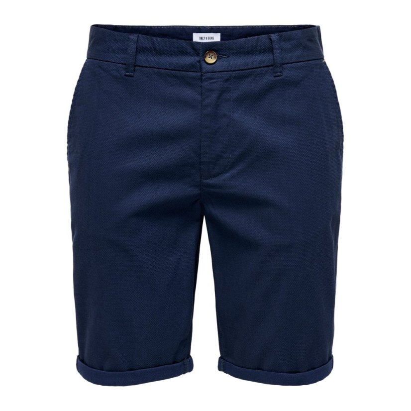 Only Men's Chino Shorts Dark Navy