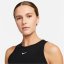 Nike Pro Dri-FIT Women's Cropped Training Tank Top Black/Iron Grey