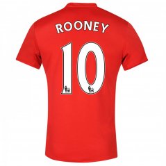 adidas Manchester United Rooney Home Shirt 2016 2017 Red