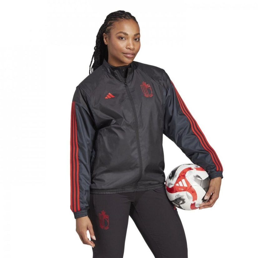 adidas Belgium Pre Match Jacket 2022/2023 Womens Black