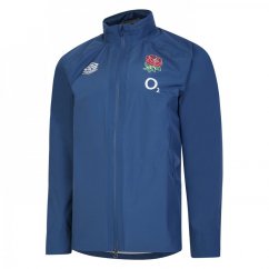 Umbro England Rugby Rain Jacket Adults Ensign Blue