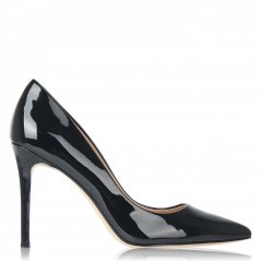 Linea Stiletto High Heel Shoes Black Patent