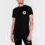 DC Circle Star Short Sleeve 3 T Shirt Black XKKW