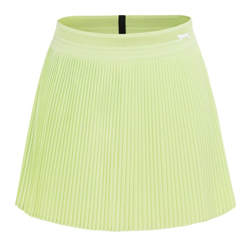 Slazenger Pleated Skort Womens Shadow Lime