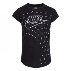 Nike Swooshfetti T Shirt Infant Girls Black