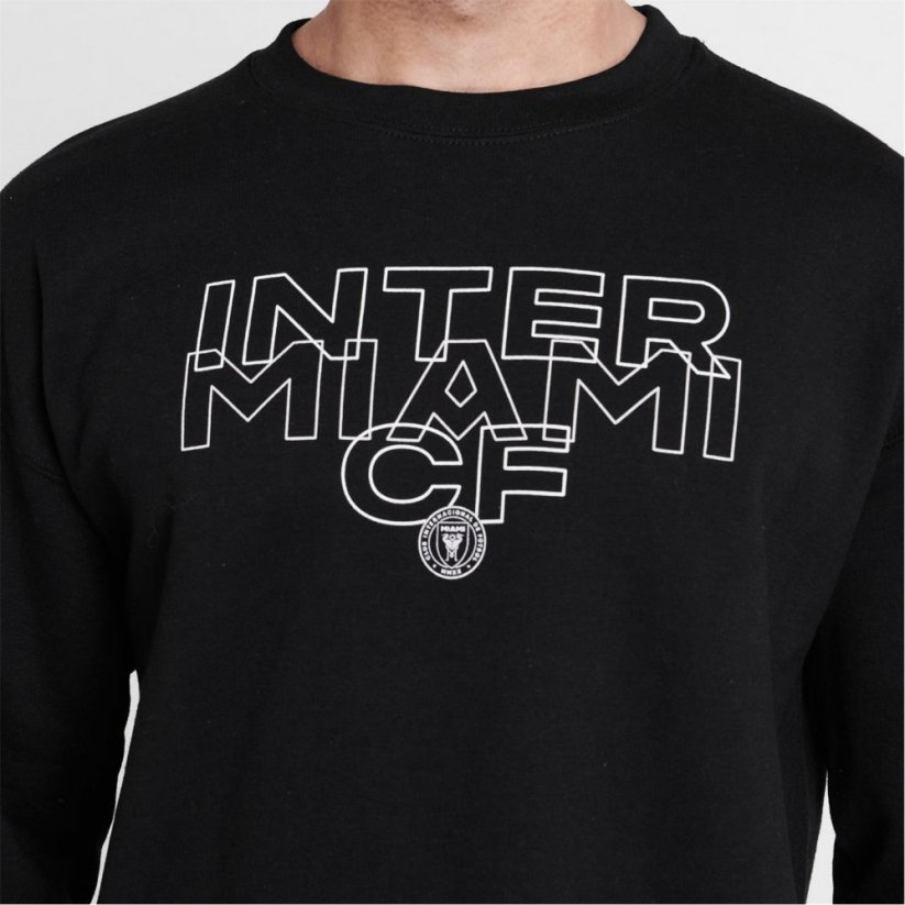 MLS Logo Crew Sweatshirt Mens Inter Miami
