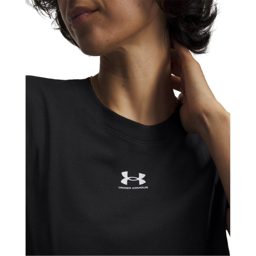 Under Armour Rival Core Short Sleeve Womens Black
