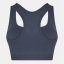 USA Pro UP Seamless Crop Sports Bra Shark Grey
