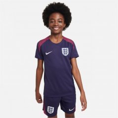 Nike England Strike Short Sleeve Top 2024 Juniors Blue