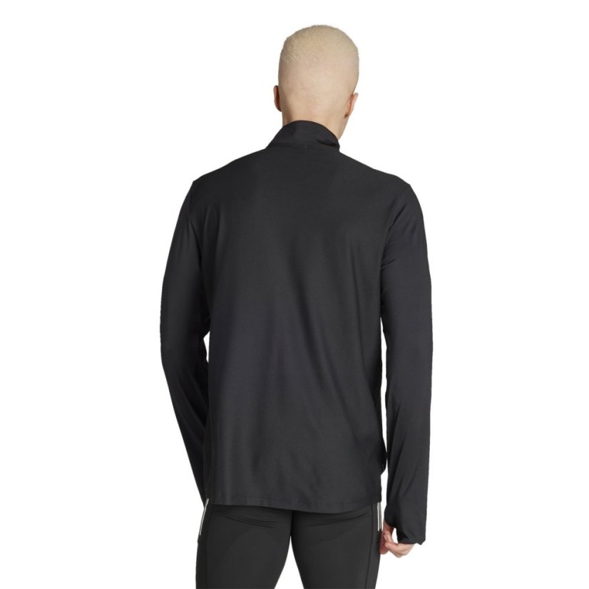 adidas Own The Run Half-Zip Running Top Mens Black