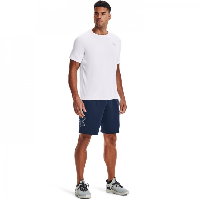 Under Armour Tech Training T Shirt Mens White/Grey